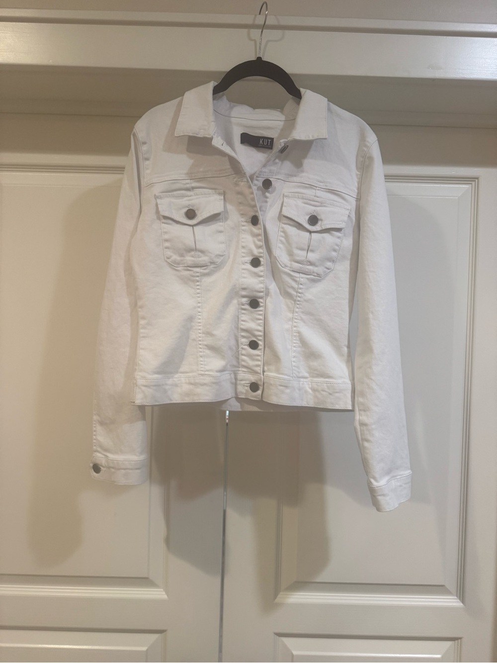 KUT ‘ Amelia’ White Jean Jacket
